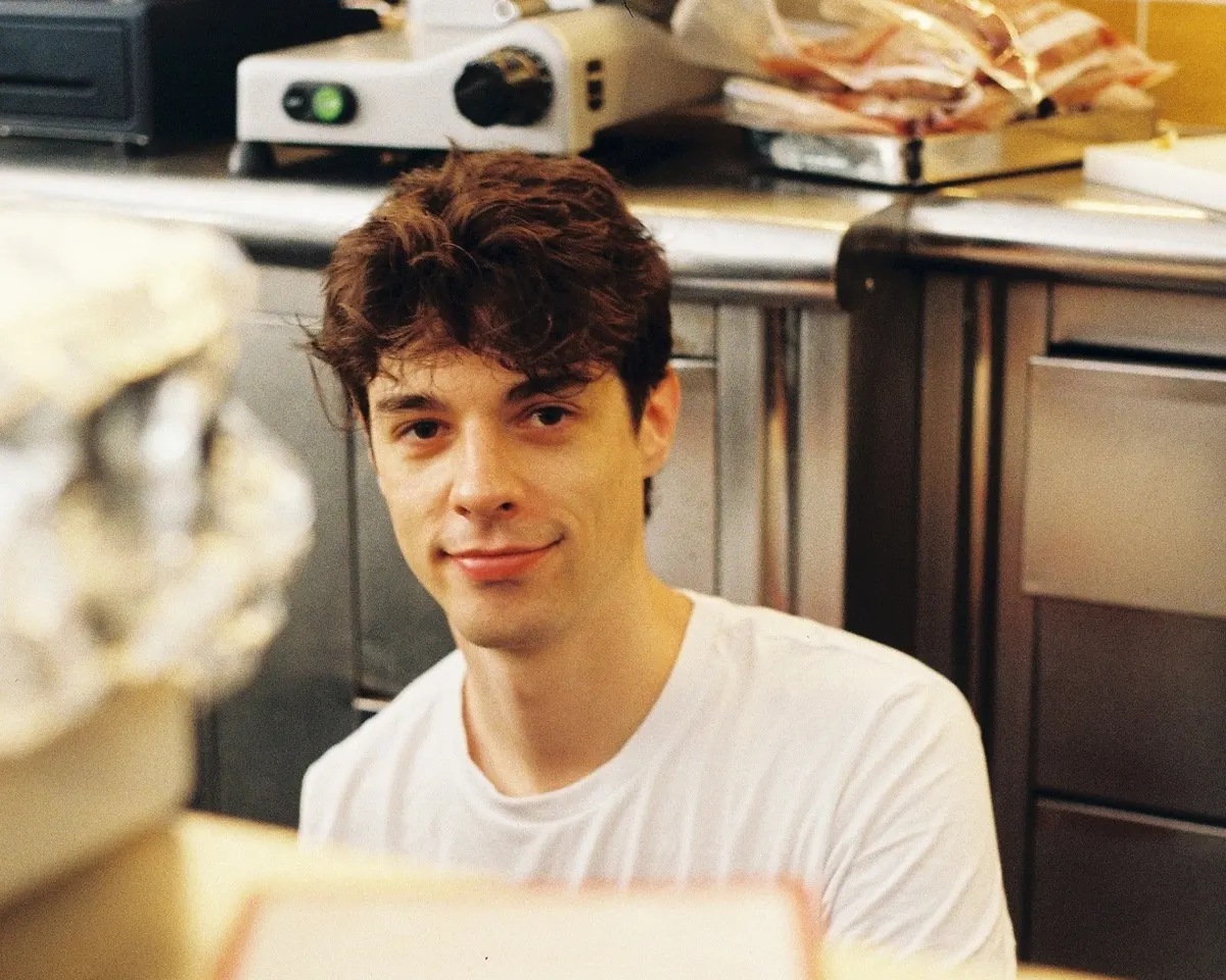 Andrea in a restaurant kitchen